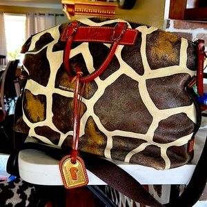 Dooney & Bourke Striped Dome Satchel